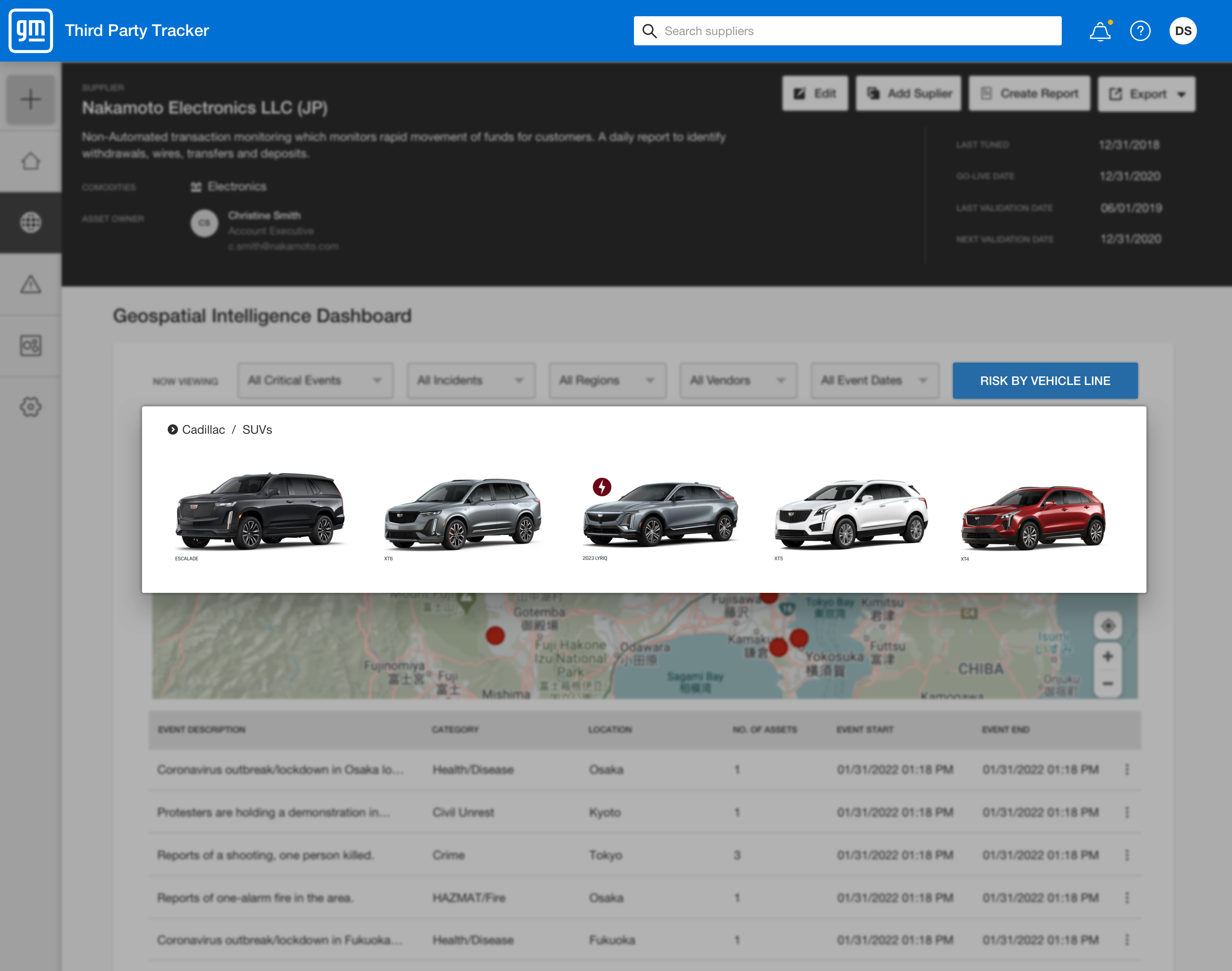 Nakamoto | Geospatial Dashboard | By Vehicle Line@2x